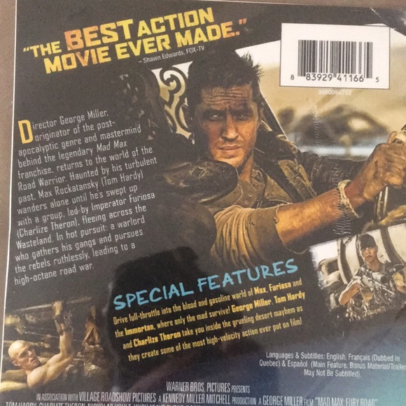 🔥3/$25🔥 MAD MAX FURY ROAD Tom Hardy Charlize Theron - Picture 3 of 4